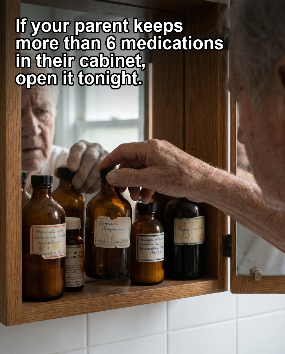 If Your Parent Keeps More Than 6 Medications, Open The Ca...