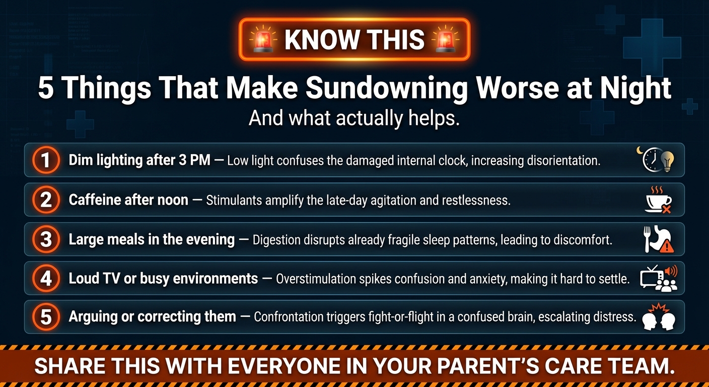 Sundowning — Danger List
