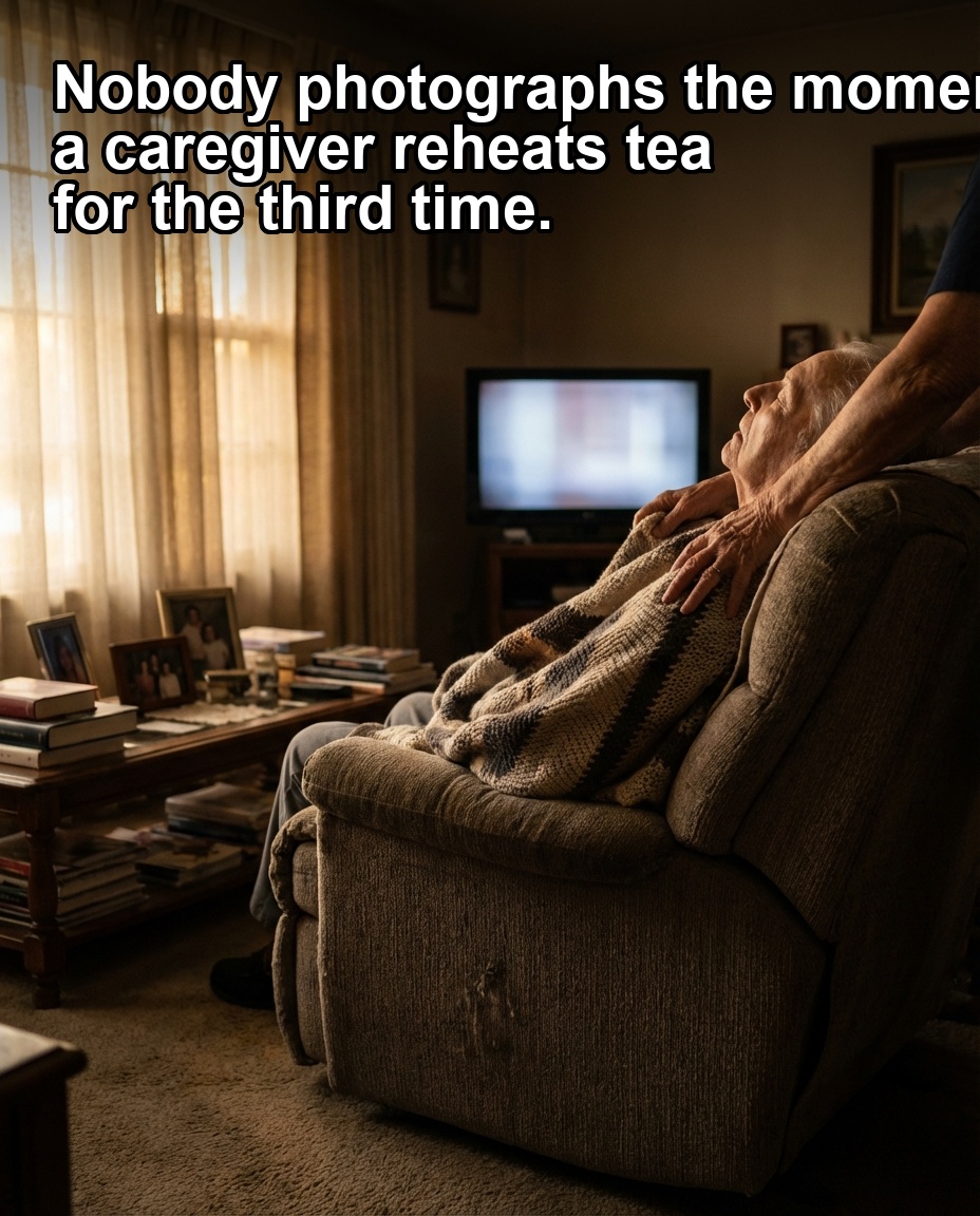 Nobody Photographs The Moment A Caregiver Reheats Tea For...
